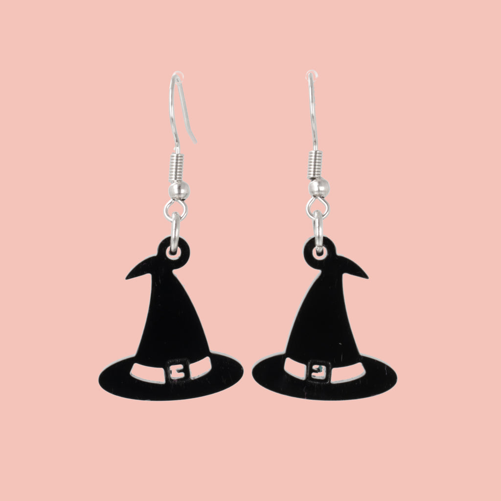 Witches' Hat Earrings - Sour Cherry