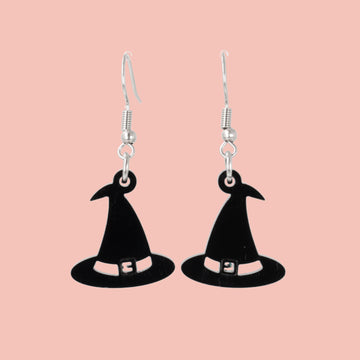 Witches' Hat Earrings - Sour Cherry