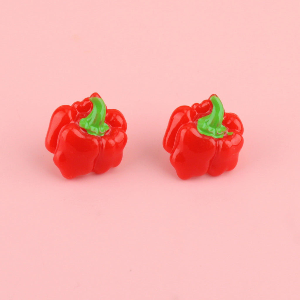 Red Bell Pepper style studs