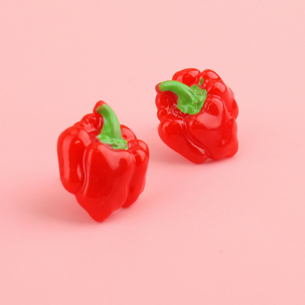 Red Bell Pepper style studs