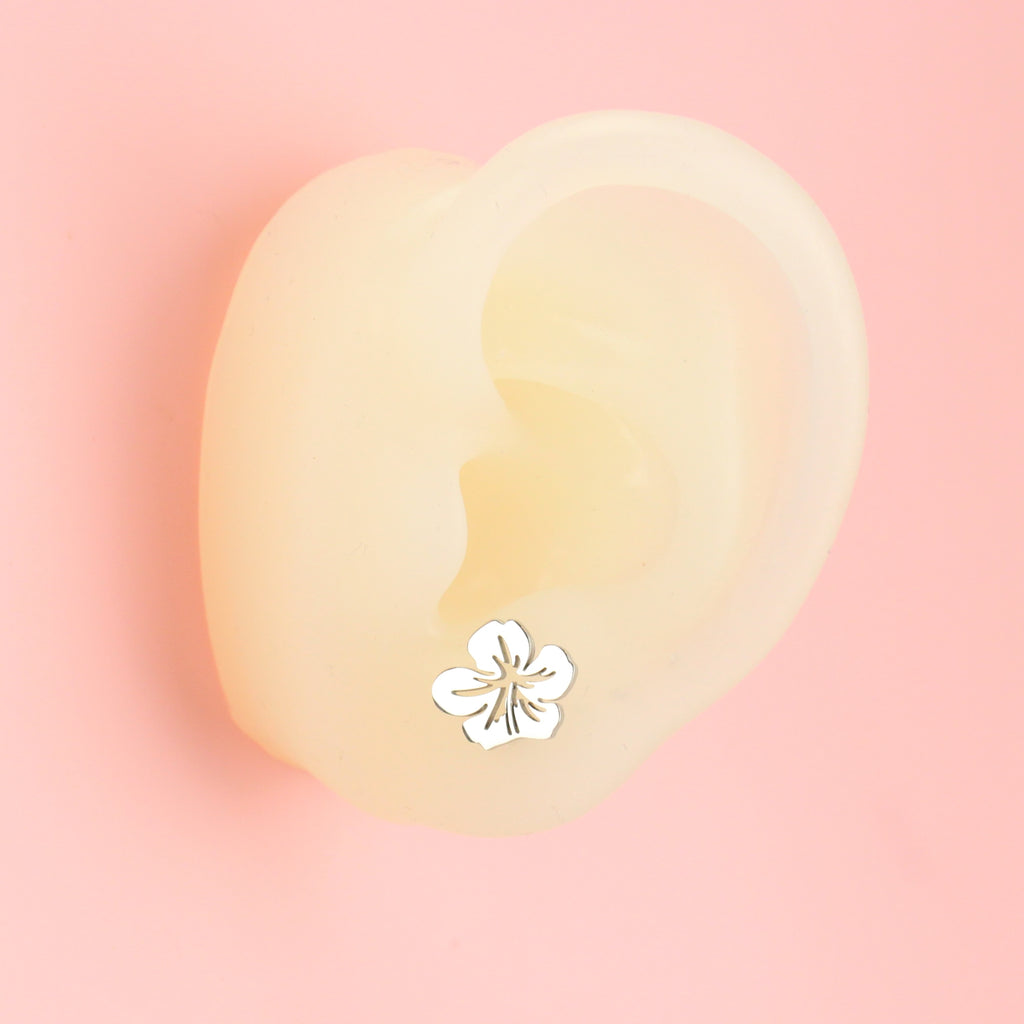 Aloha Stud Earrings - Sour Cherry