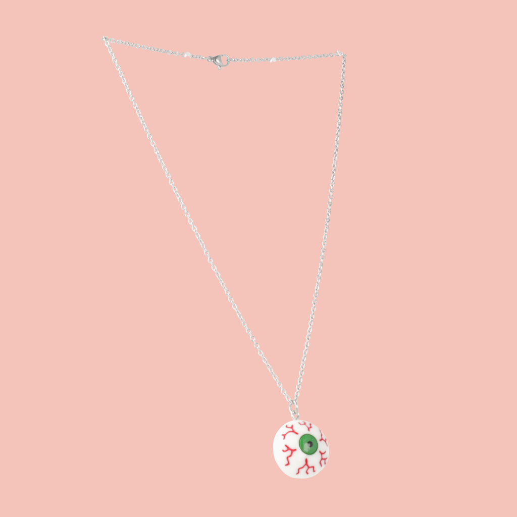 Aren't You A Sight For Sore Eyes Necklace - Sour Cherry