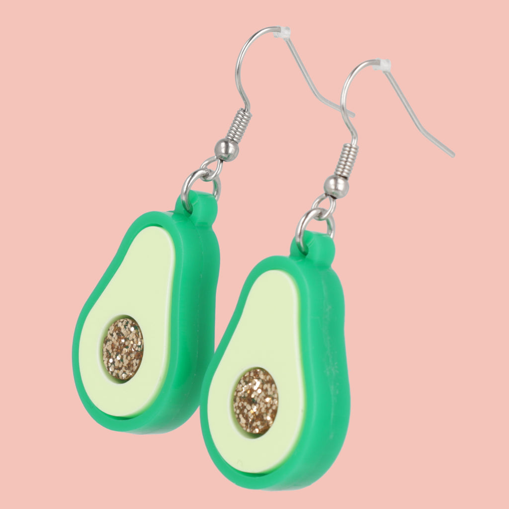 Avocado Earrings - Sour Cherry