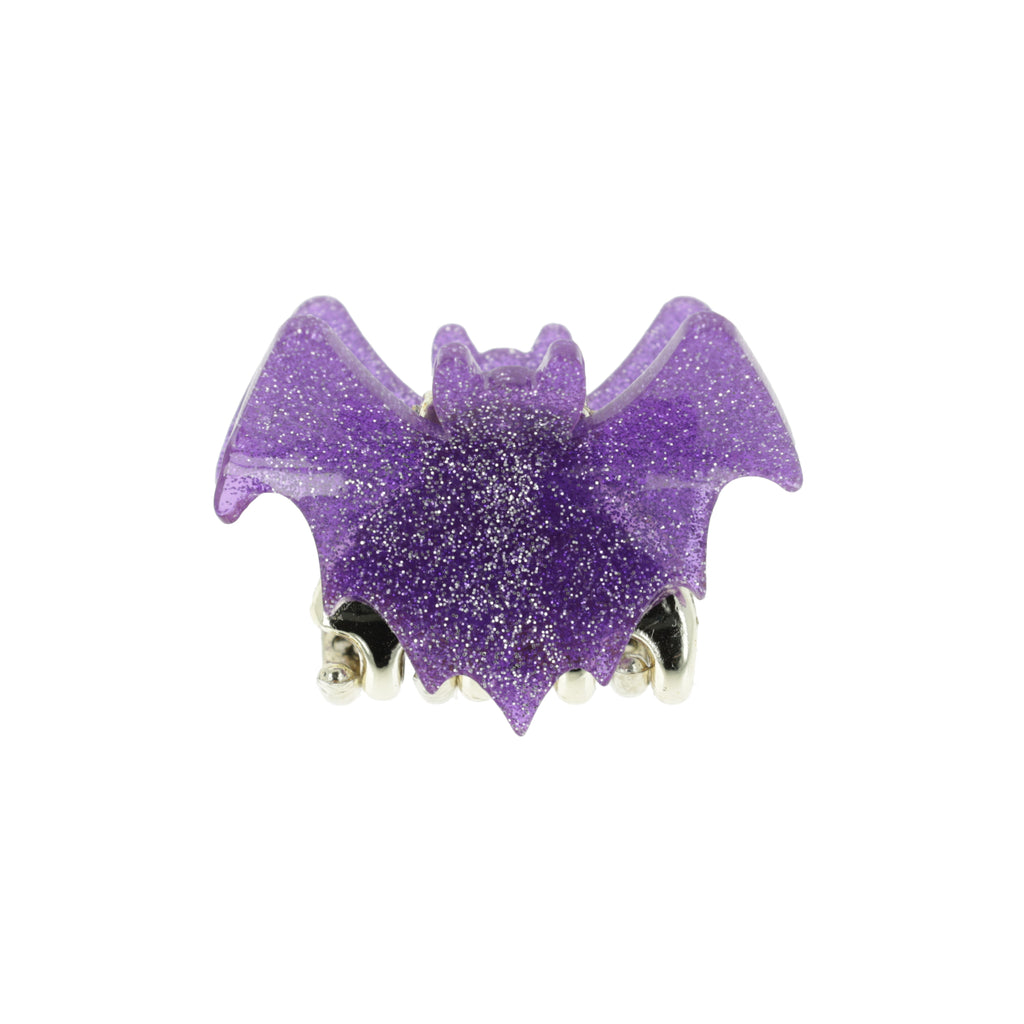 Glitter Baby Bat Claw Clip - Purple - Sour Cherry