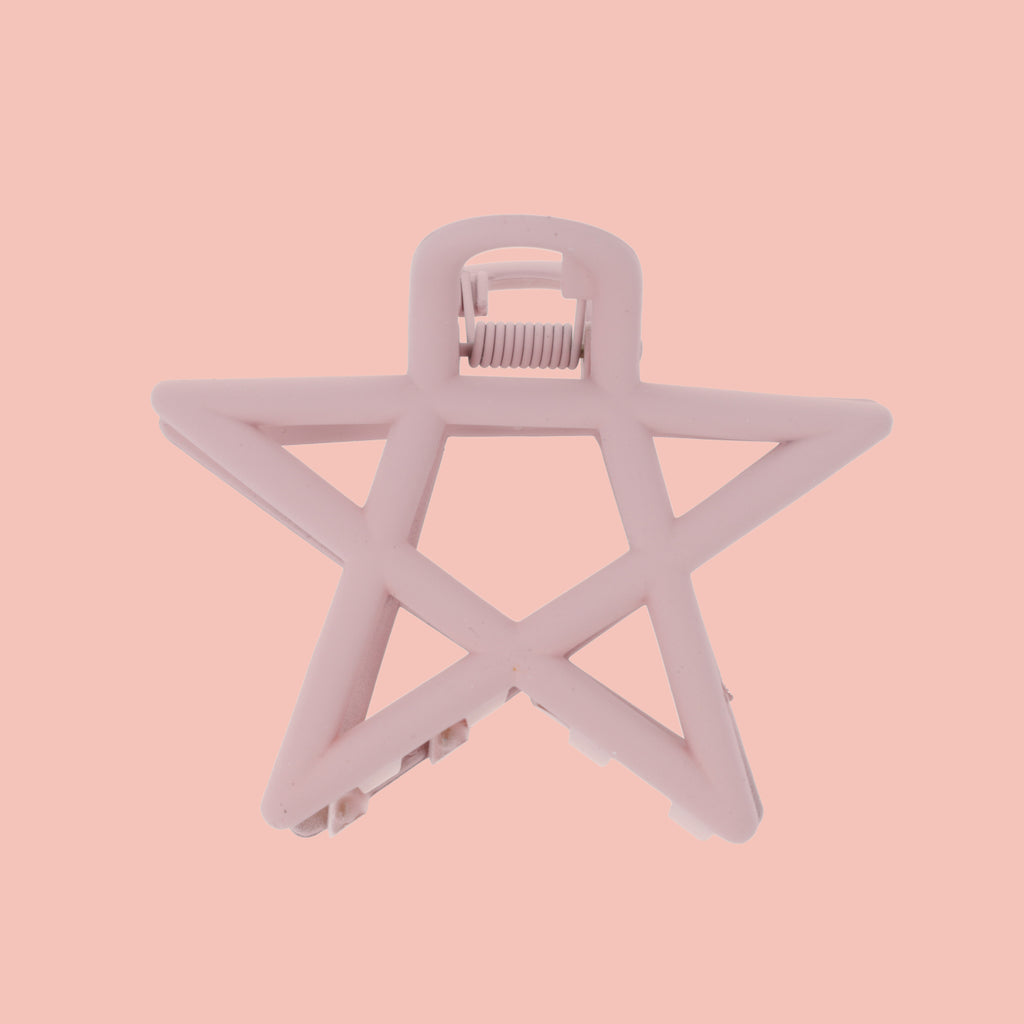 Pentagram Hair Clip - Baby Pink - Sour Cherry