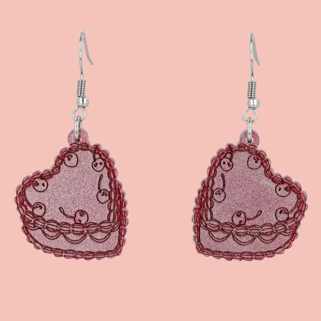 Bakin' Love Earrings - Sour Cherry