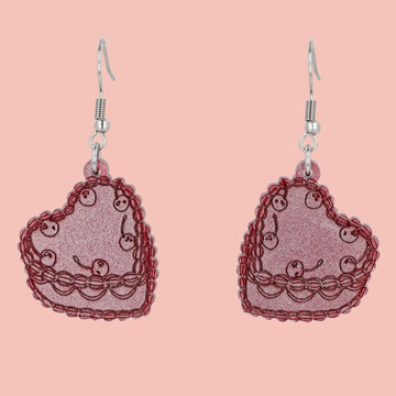 Bakin' Love Earrings - Sour Cherry