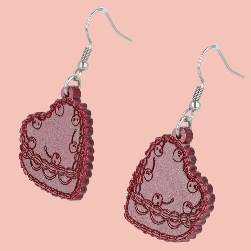 Bakin' Love Earrings - Sour Cherry