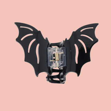 Bat To The Bone Claw Clip - Black - Sour Cherry