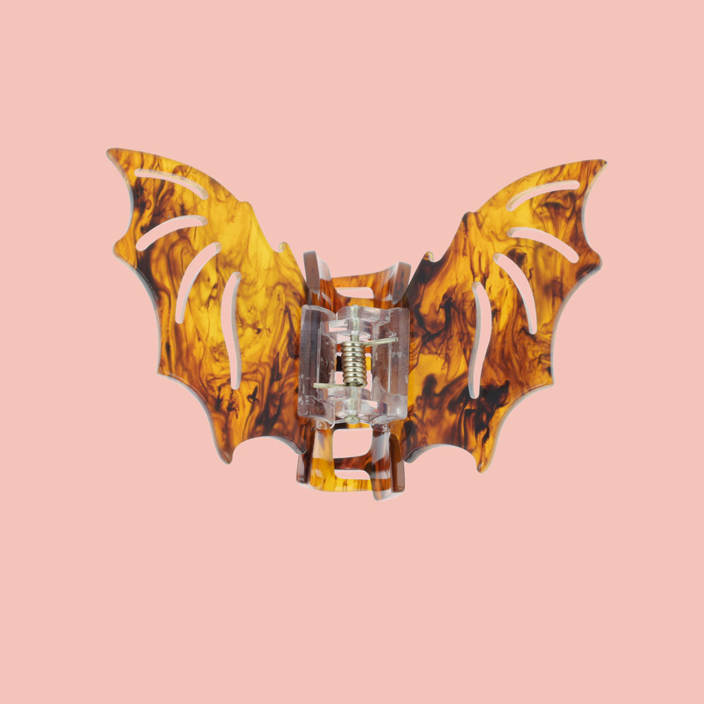 Bat To The Bone Claw Clip - Tortoiseshell - Sour Cherry