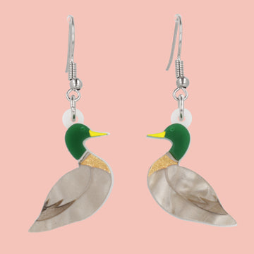 Big Duck Energy Earrings - Sour Cherry