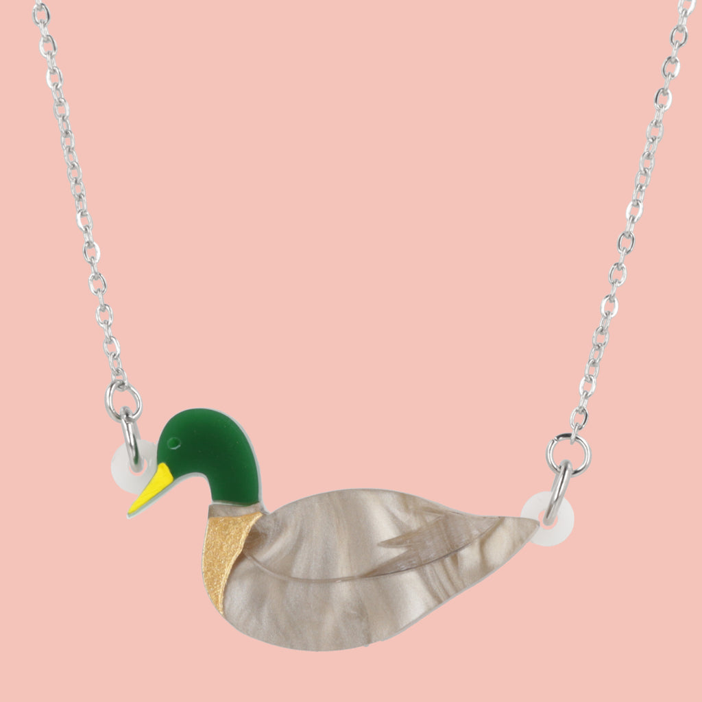 Big Duck Energy Necklace - Sour Cherry