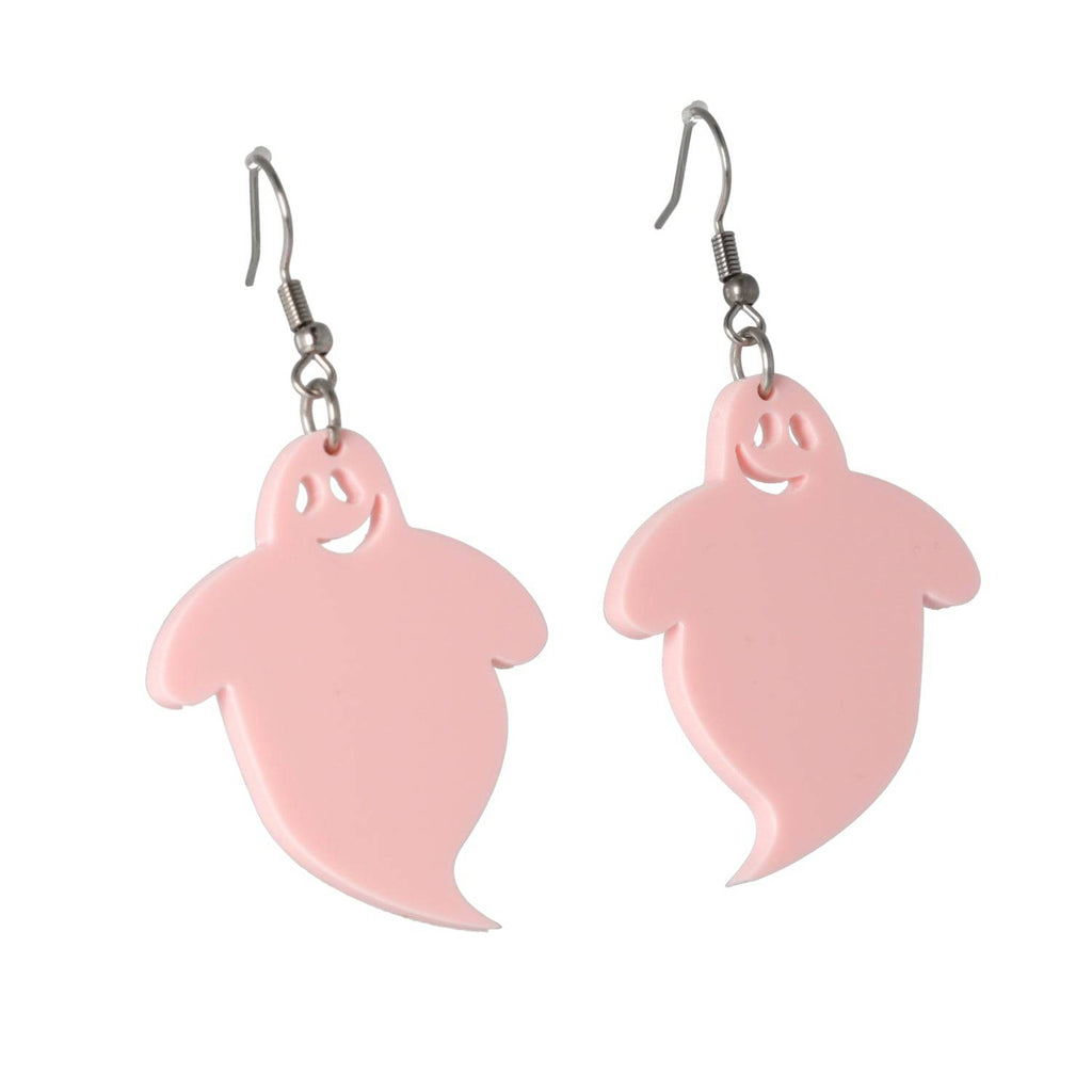 Bibbity Bobbity Boo Pink Ghost Earrings - Sour Cherry