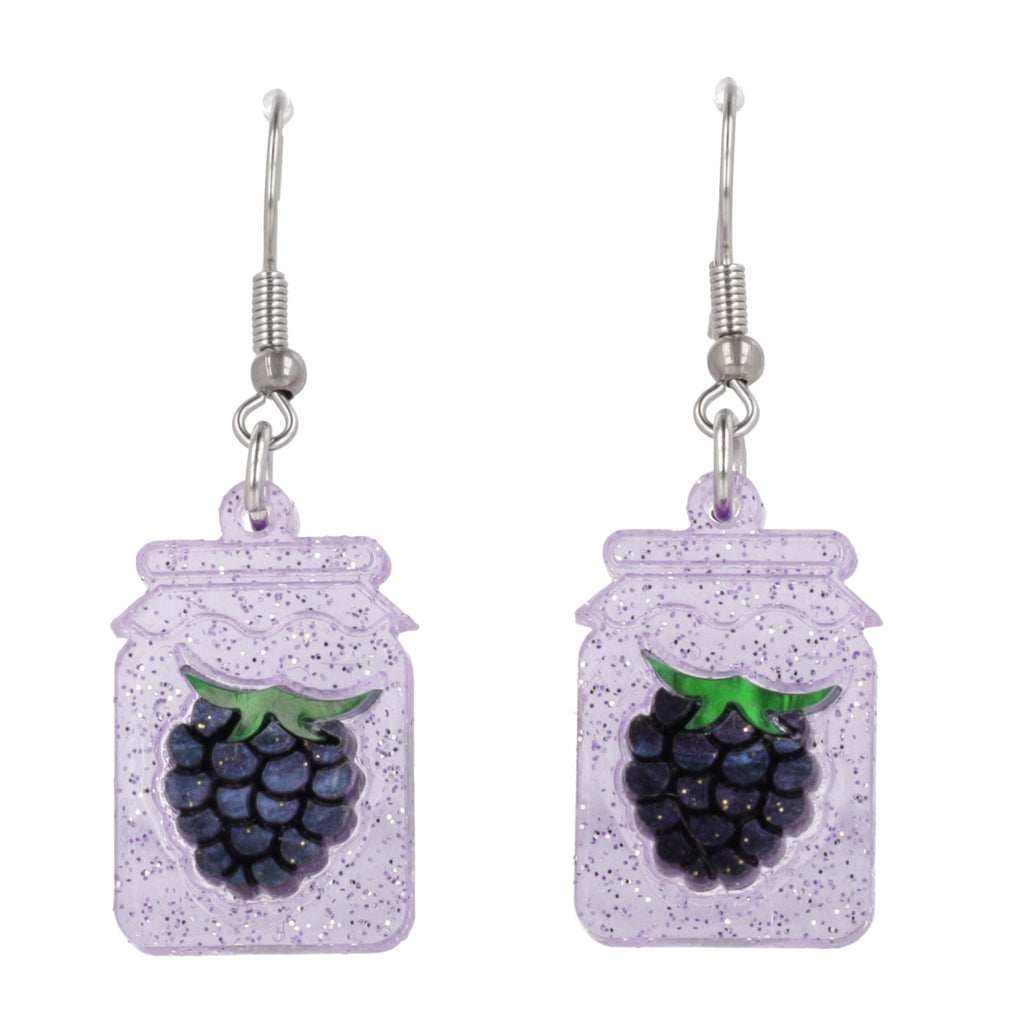 Pump Up The Jam Earrings - Blackberry - Sour Cherry