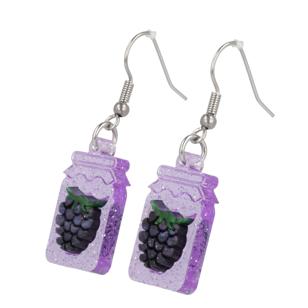 Pump Up The Jam Earrings - Blackberry - Sour Cherry