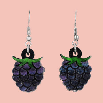 Blackberry Earrings - Sour Cherry