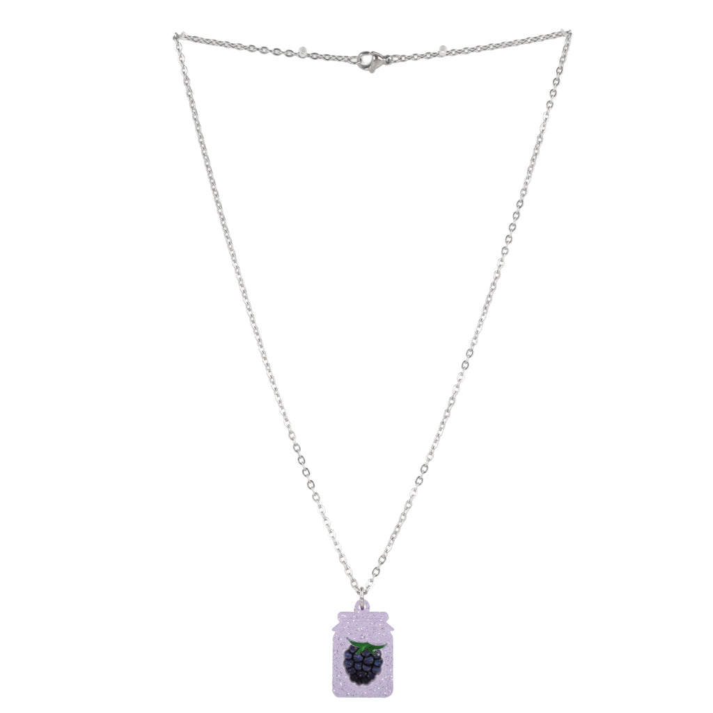 Pump Up The Jam Necklace - Blackberry - Sour Cherry