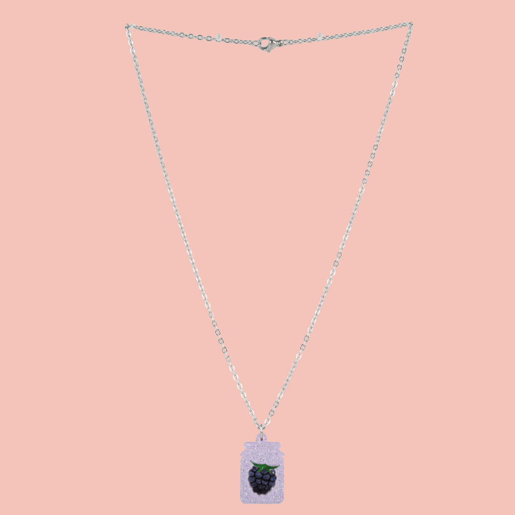 Pump Up The Jam Necklace - Blackberry - Sour Cherry