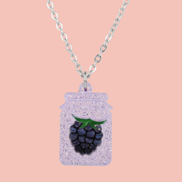 Pump Up The Jam Necklace - Blackberry - Sour Cherry