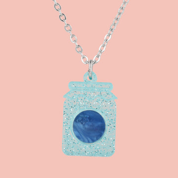 Pump Up The Jam Necklace - Blueberry - Sour Cherry