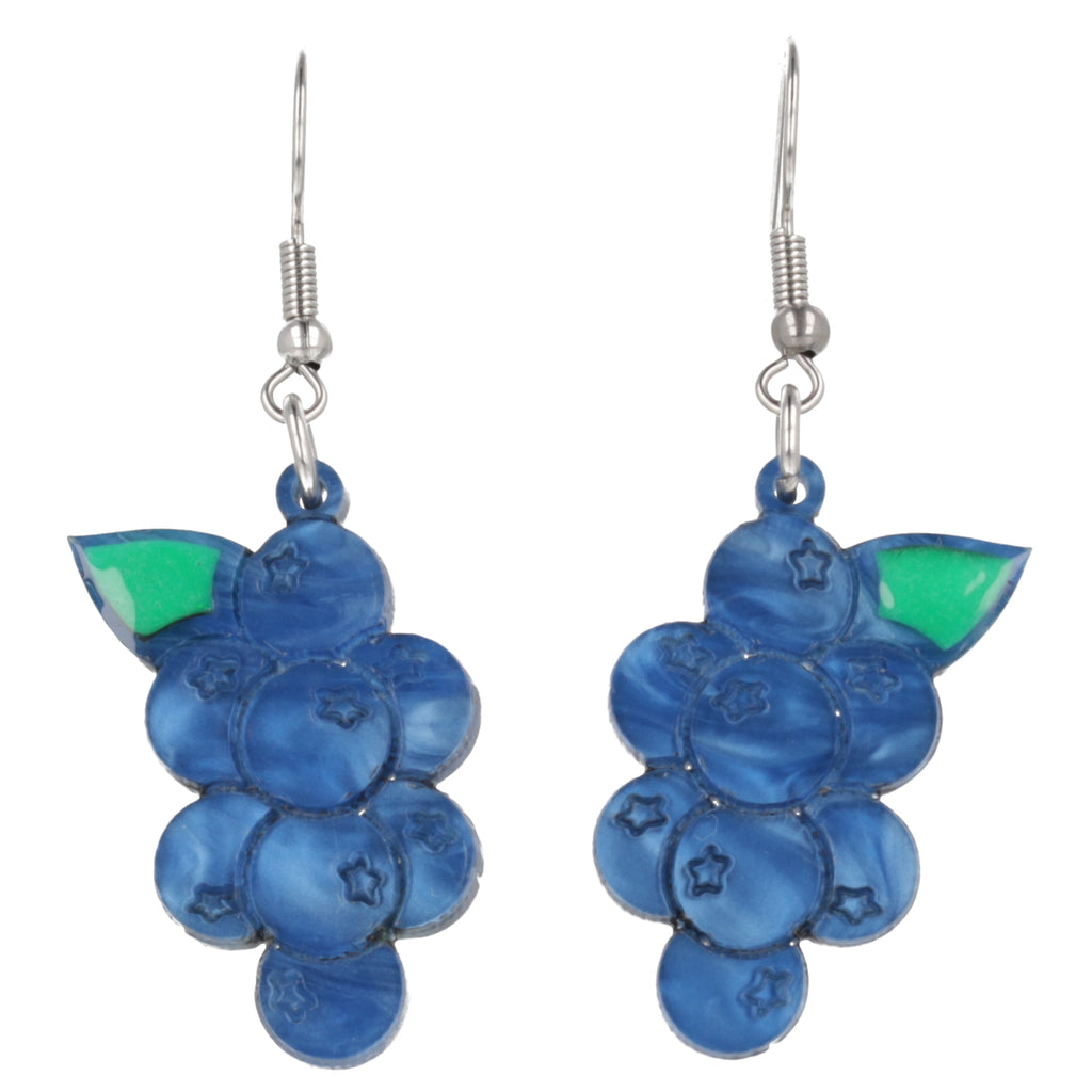 Blueberry Earrings - Sour Cherry