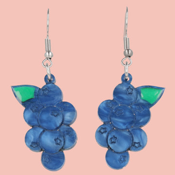 Blueberry Earrings - Sour Cherry