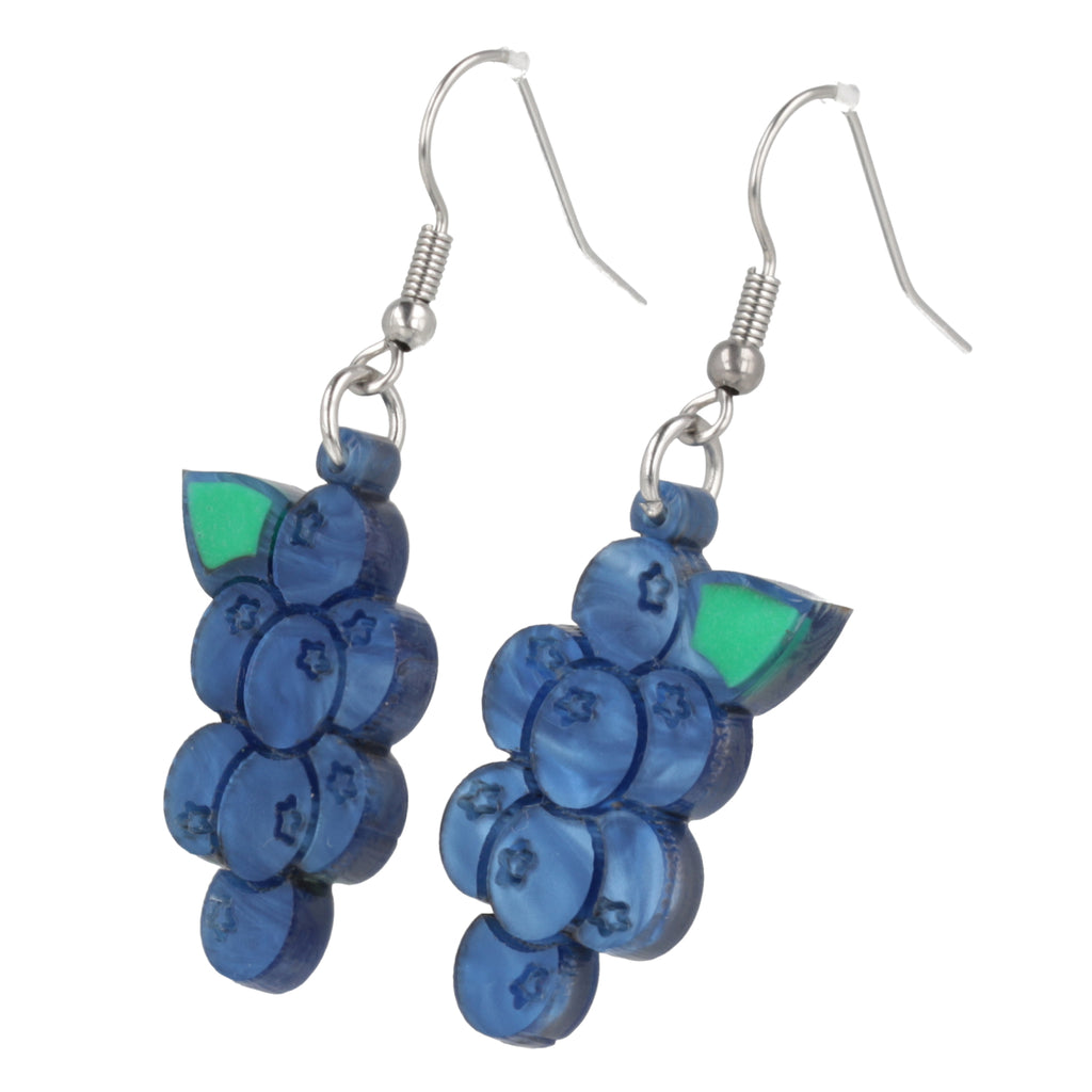 Blueberry Earrings - Sour Cherry