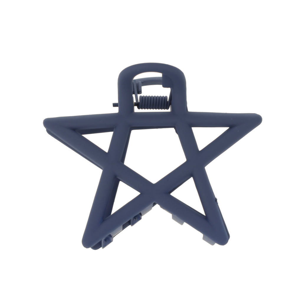 Pentagram Hair Clip - Navy Blue - Sour Cherry