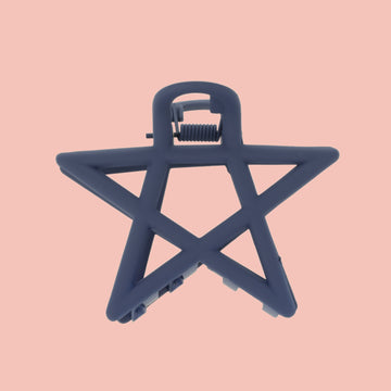 Pentagram Hair Clip - Navy Blue - Sour Cherry