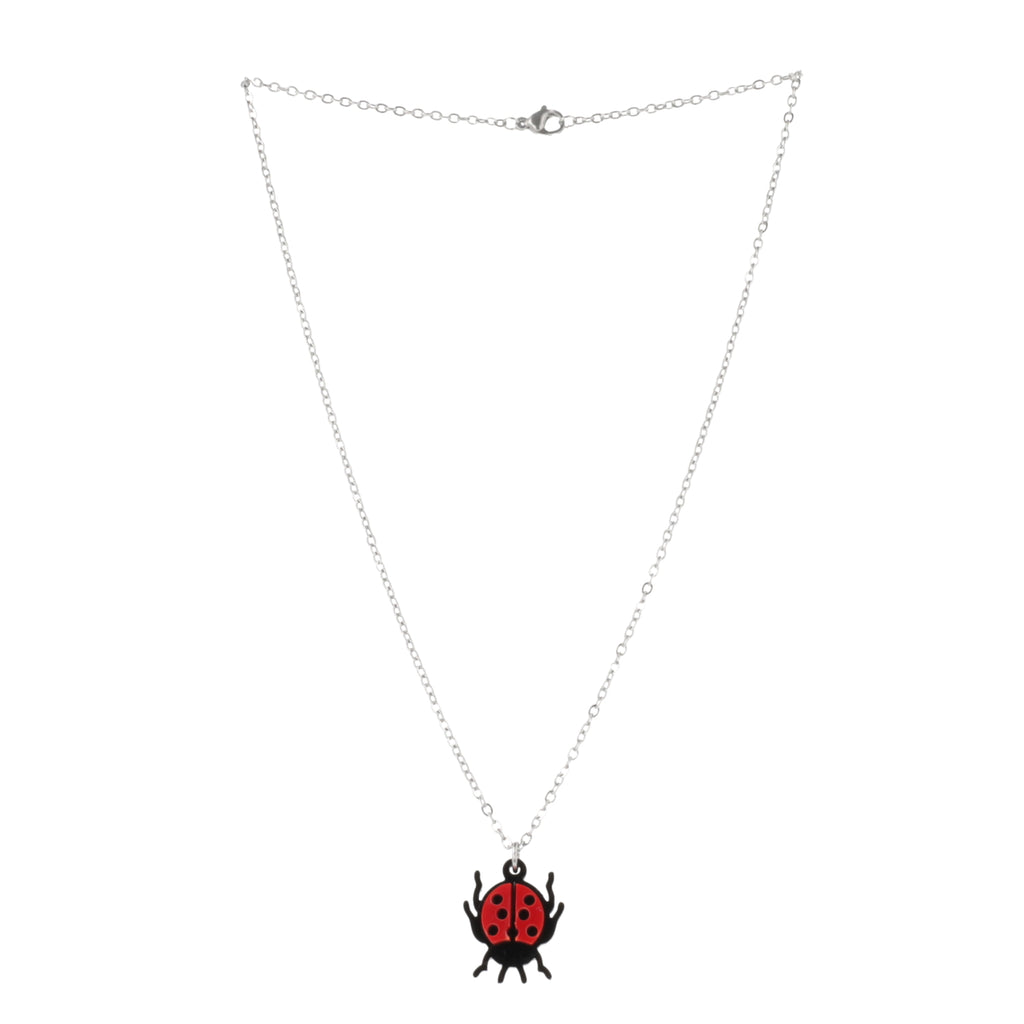 Dotty For You Ladybird Necklace - Bright Red - Sour Cherry