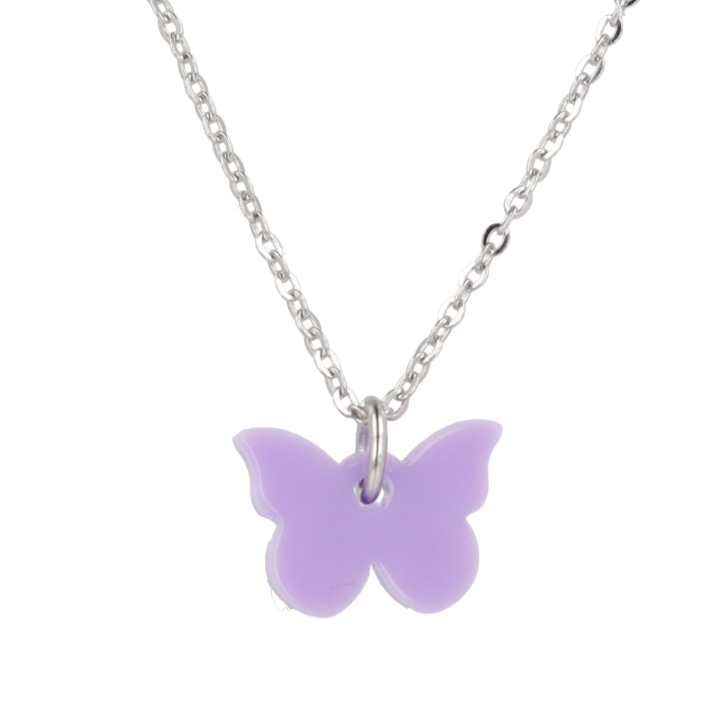 You're My Butterfly, Sugar Baby Necklace (Lilac) - Sour Cherry