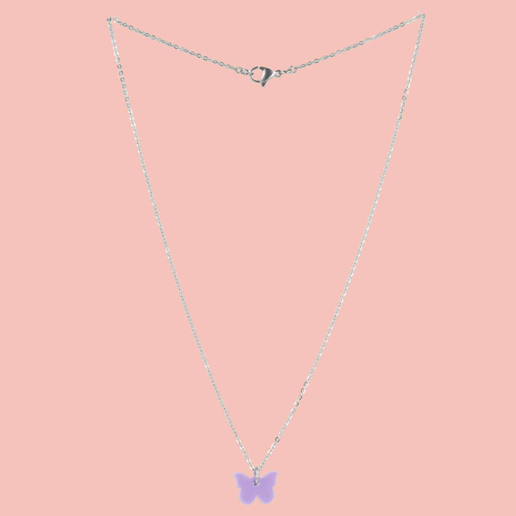 You're My Butterfly, Sugar Baby Necklace (Lilac) - Sour Cherry