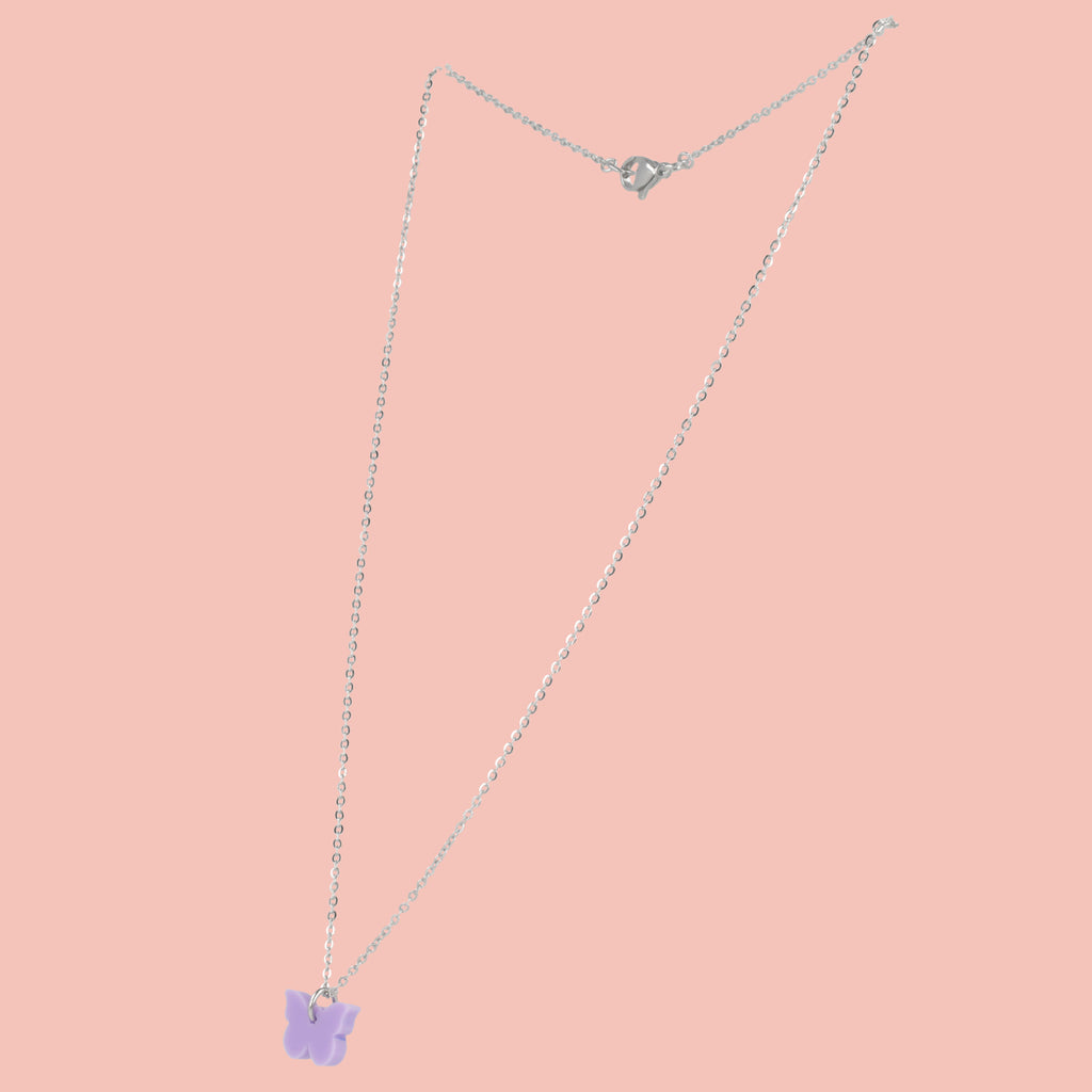 You're My Butterfly, Sugar Baby Necklace (Lilac) - Sour Cherry