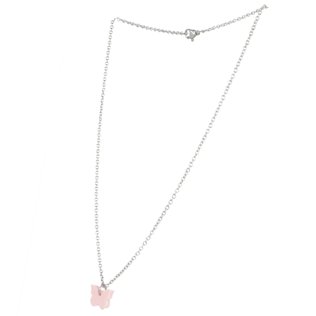 You're My Butterfly, Sugar Baby Necklace (Baby Pink) - Sour Cherry