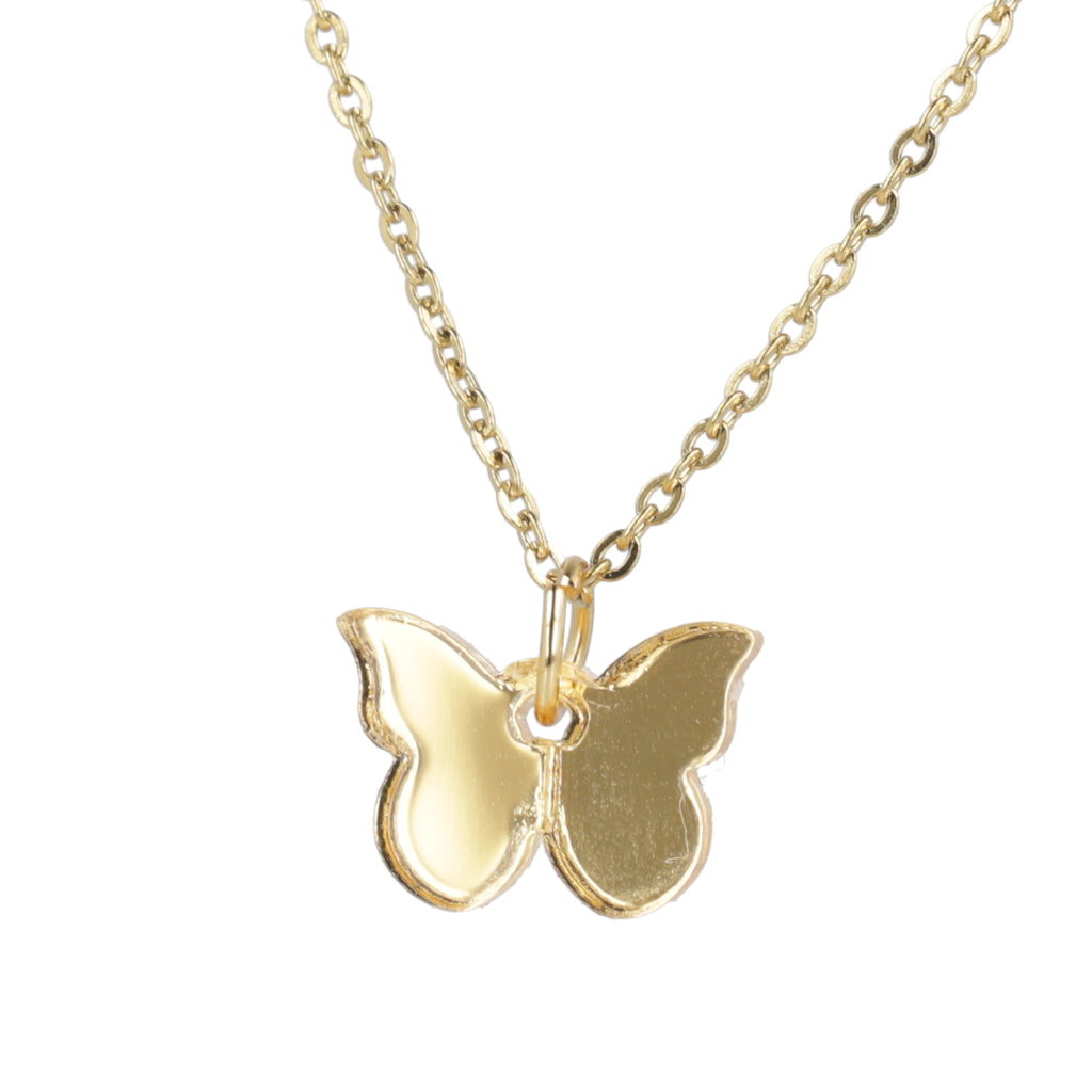 You're my Butterfly, Sugar Baby Necklace (Gold Mirror) - Sour Cherry