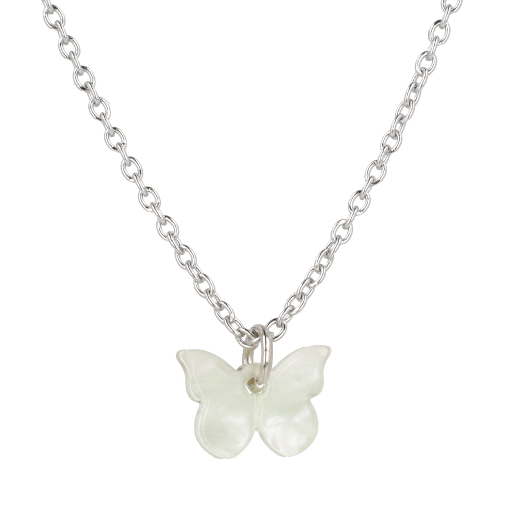 You're My Butterfly, Sugar Baby Necklace (Marble Green) - Sour Cherry