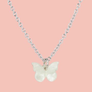 You're My Butterfly, Sugar Baby Necklace (Marble Green) - Sour Cherry