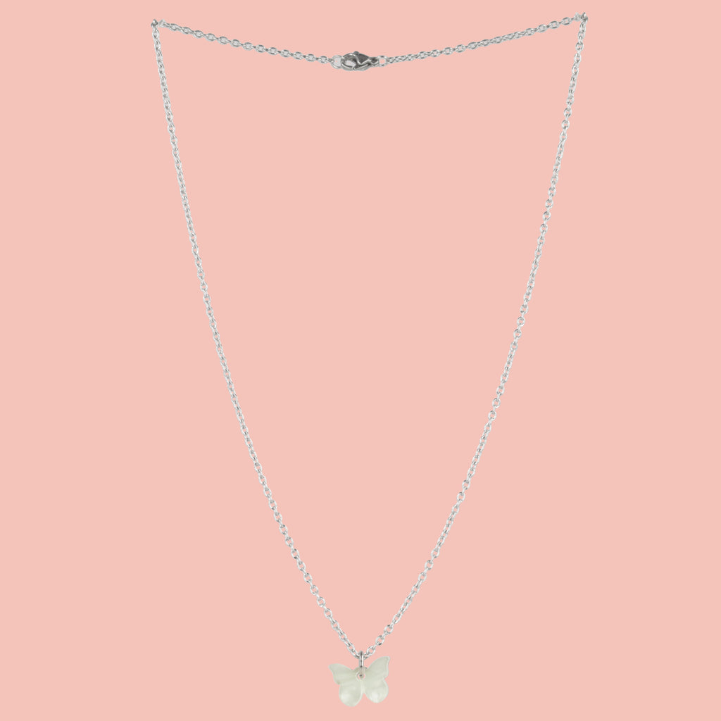 You're My Butterfly, Sugar Baby Necklace (Marble Green) - Sour Cherry
