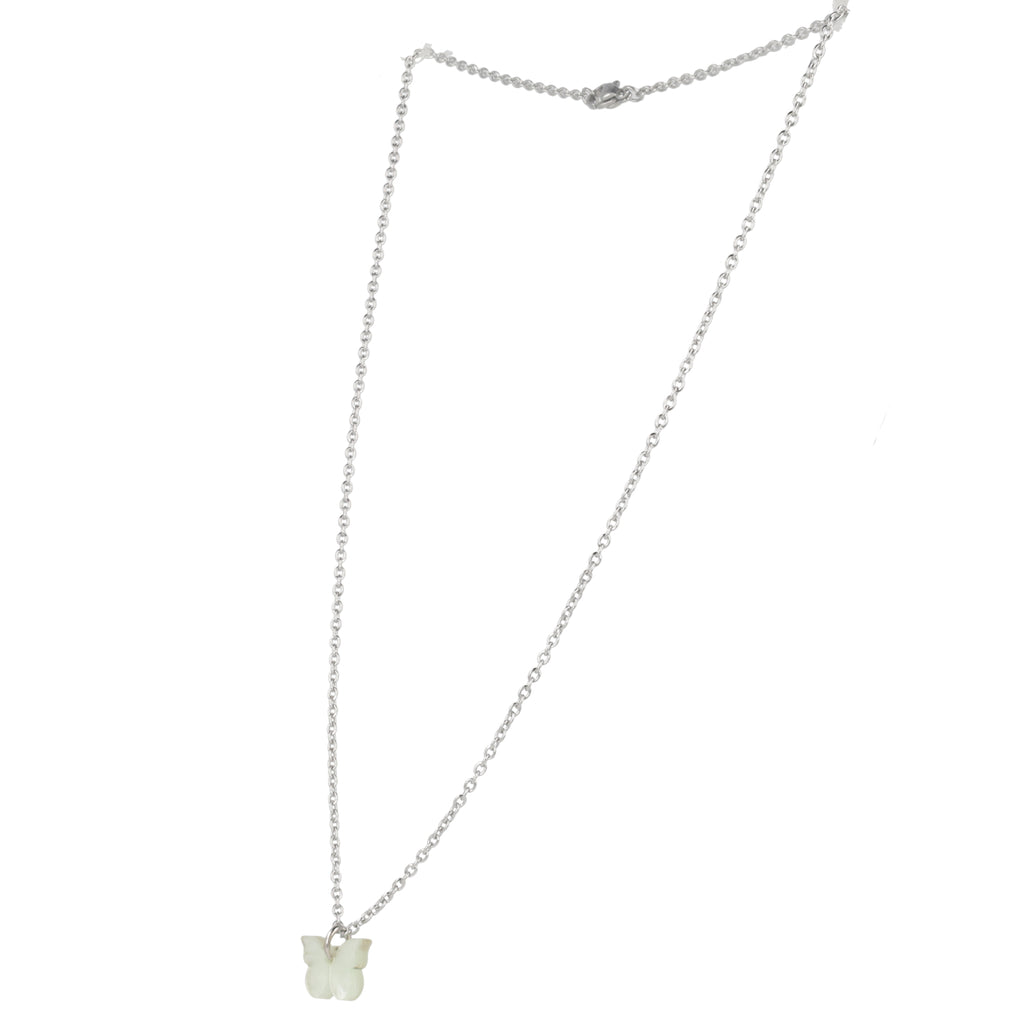 You're My Butterfly, Sugar Baby Necklace (Marble Green) - Sour Cherry