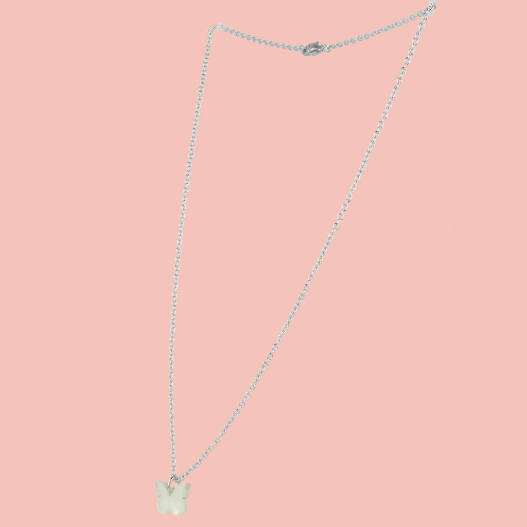 You're My Butterfly, Sugar Baby Necklace (Marble Green) - Sour Cherry