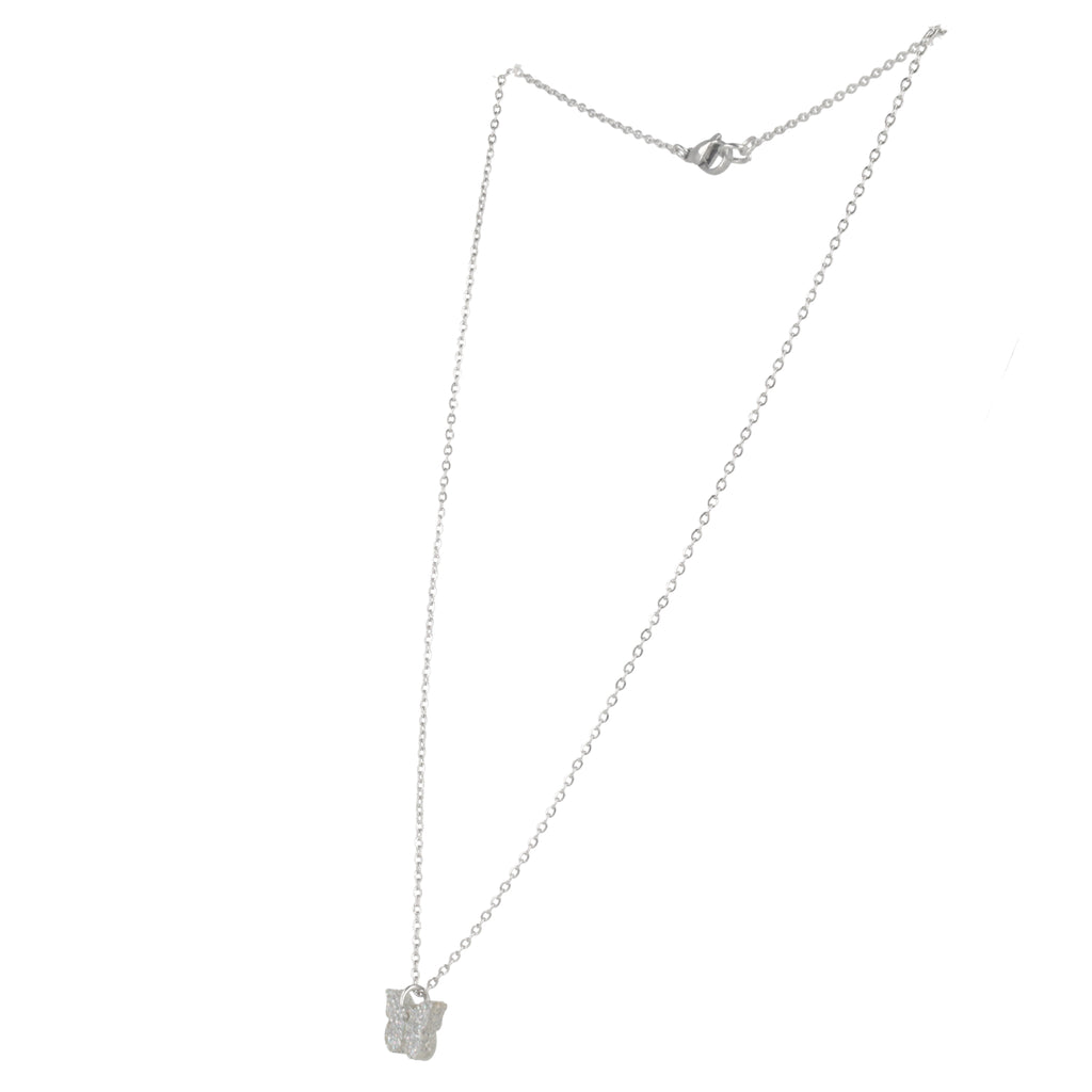 You're My Butterfly, Sugar Baby Necklace (Holographic Glitter) - Sour Cherry