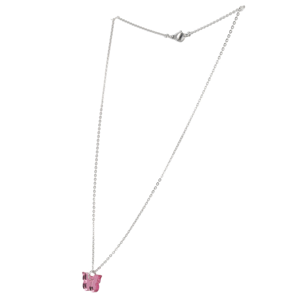 You're my Butterfly, Sugar Baby Necklace (Pink Mirror) - Sour Cherry