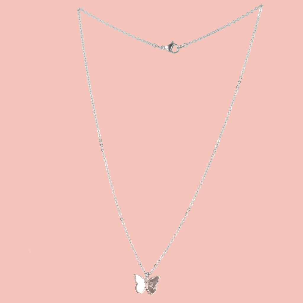 You're my Butterfly, Sugar Baby Necklace (Rose Gold Mirror) - Sour Cherry