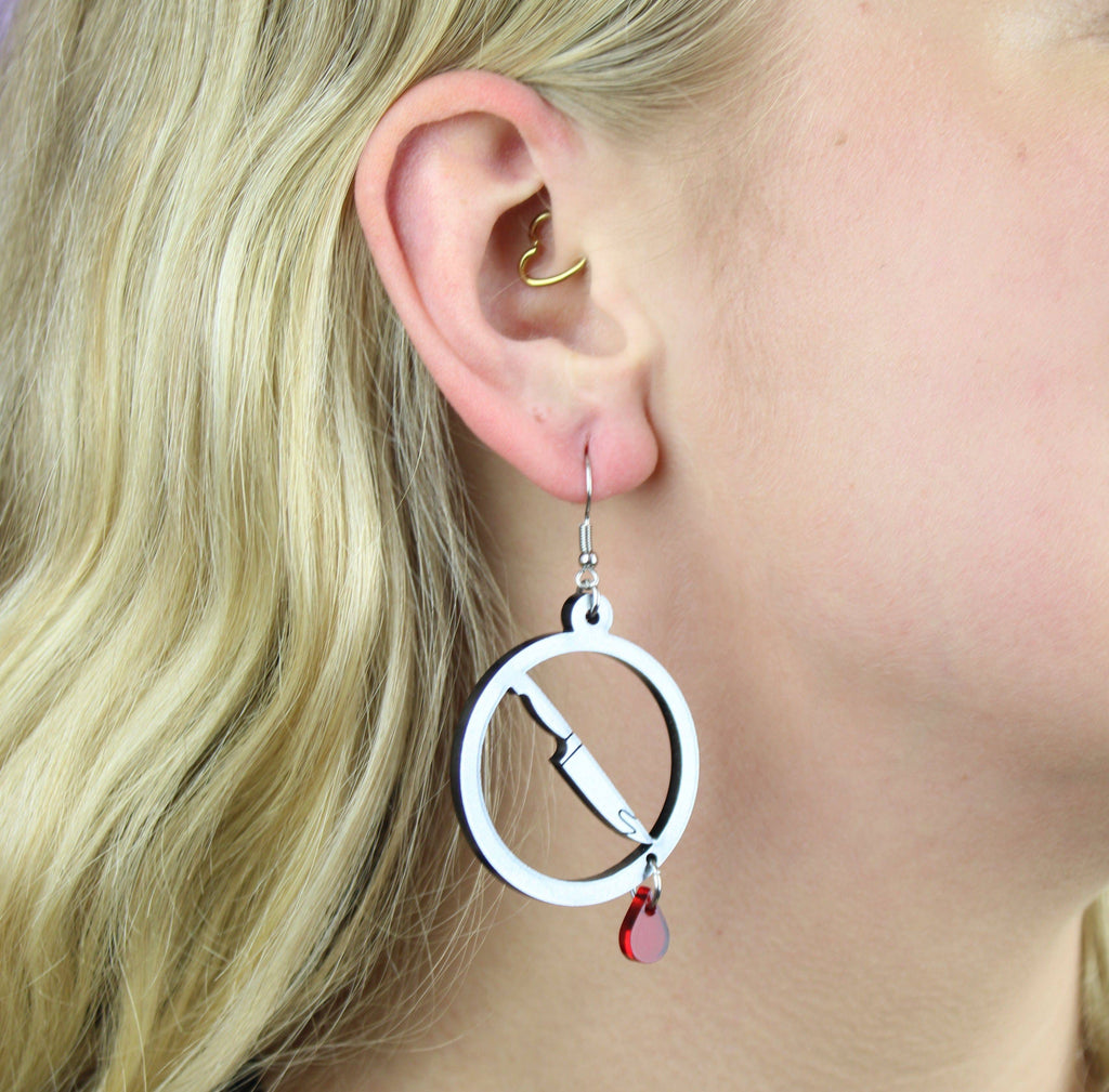 What's Your Favourite Movie? Earrings - Sour Cherry