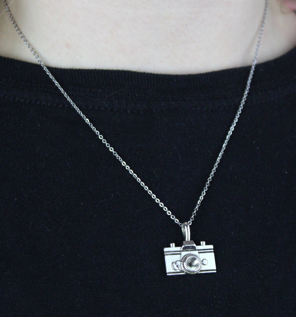 Vintage Camera Necklace - Sour Cherry