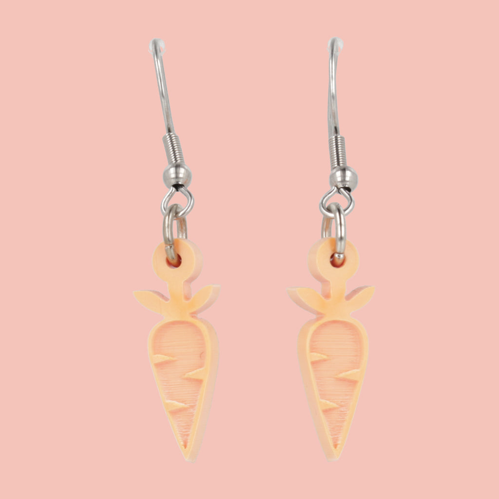 Carrot Earrings - Sour Cherry