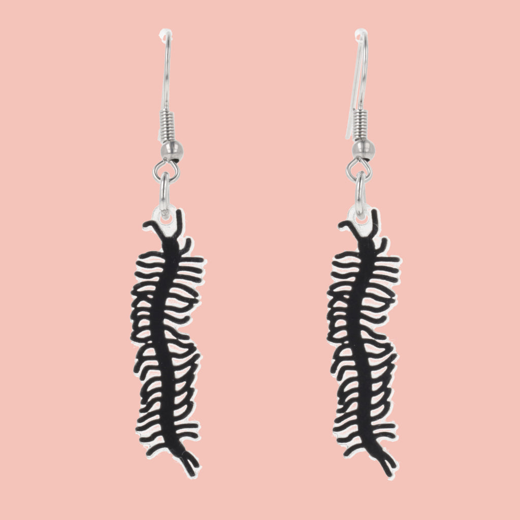 Centipede Earrings - Sour Cherry