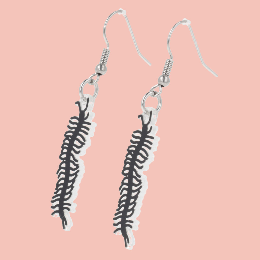 Centipede Earrings - Sour Cherry