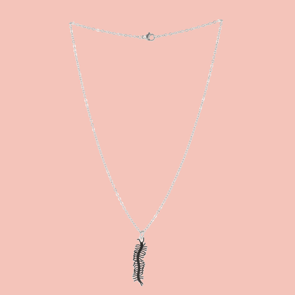 Centipede Necklace - Sour Cherry