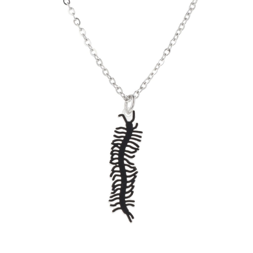 Centipede Necklace - Sour Cherry